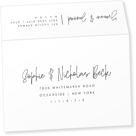 Sophie and Nicholas Envelope