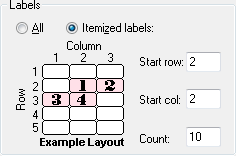 Print Partial Label Sheets