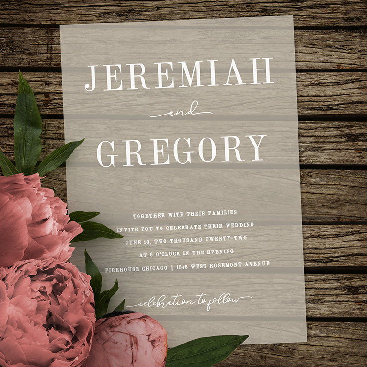 Jeremiah & Gregory Wedding