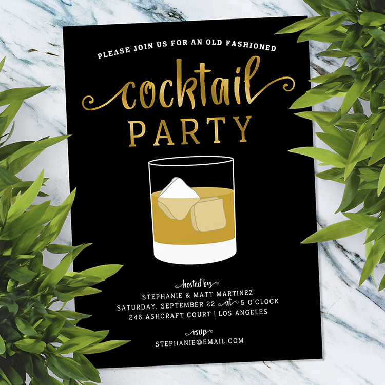 Old Fashioned Cocktail Party (foil)
