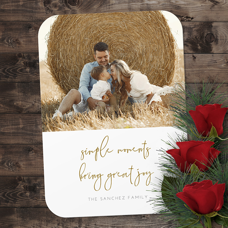 Simple Moments Holiday Card