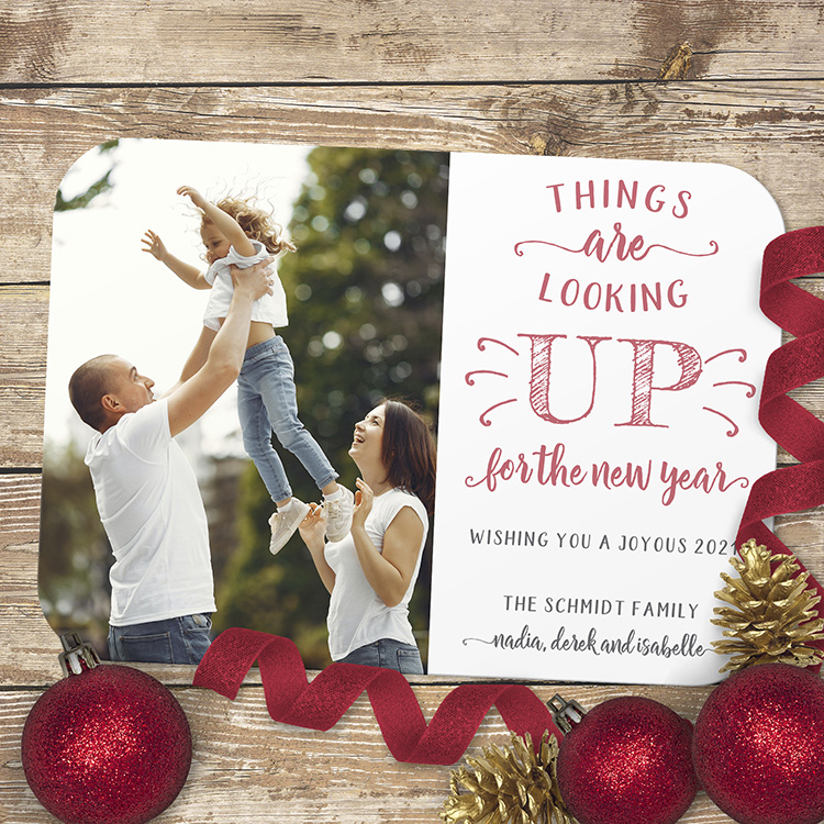 Things Are Looking Up Holiday Card