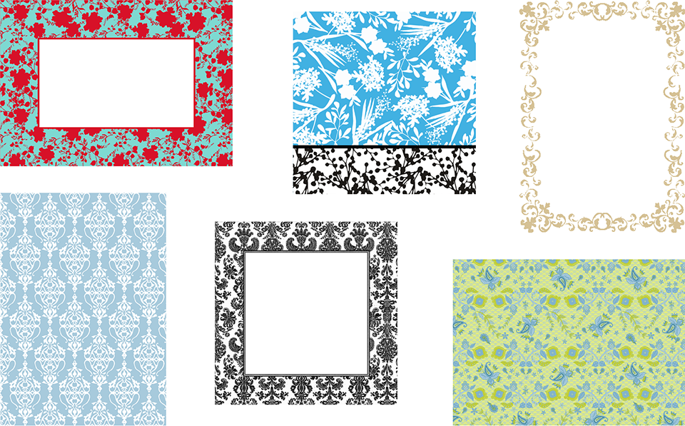 Wedding Borders, Backgrounds & Patterns