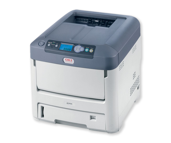 OKI C711WT White + Color Laser Printer
