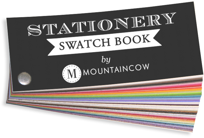 Mountaincow Stationery Swatch Book